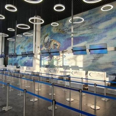 Опубликованы фото нового терминала кемеровского аэропорта изнутри
