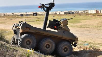Израиль начал патрулирование границы с Сектором Газа боевыми роботами