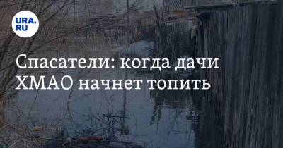 Спасатели: когда дачи ХМАО начнет топить - ura.news - Югра - Нижневартовск