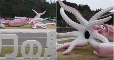 Более 200 тысяч долларов на статую: городок в Японии "слил" деньги из COVID-фонда на гигантского кальмара