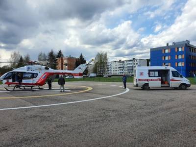 Пациента с инсультом из ТиНАО доставили на вертолете в больницу
