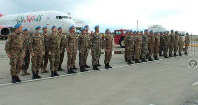 Группа армянских миротворцев вернулась из Ливана: ребята сразу поехали в "Ераблур". Фото