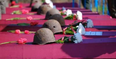 В Донецкой области перезахоронили 99 воинов