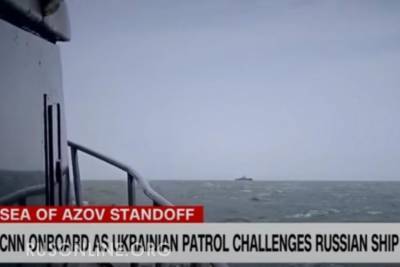 Корабль ВМФ РФ перехватил военный катер Украины с американцами