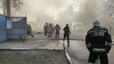 При пожаре в сварочном центре в Мытищах погибли четыре человека
