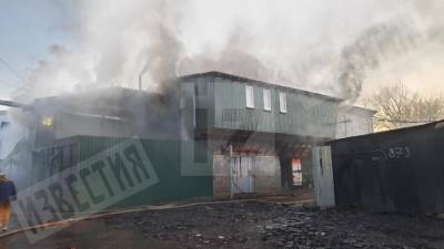 Пожар в сварочном цехе в Мытищах ликвидирован