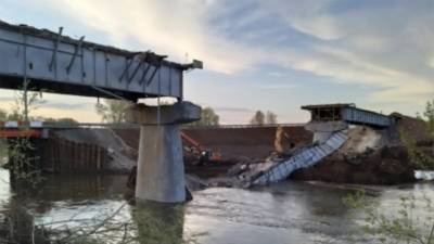 СК возбудил дело по факту обрушения пролёта моста в Оренбургской области