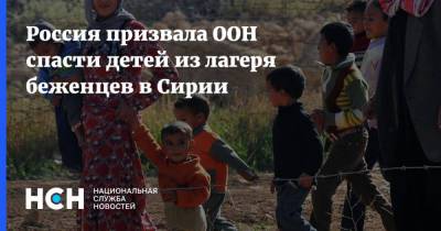 Россия призвала ООН спасти детей из лагеря беженцев в Сирии