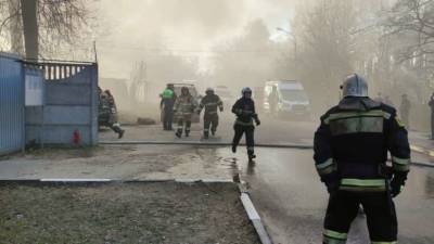 Пожар в цехе в Мытищах, где погибли пять человек, потушен