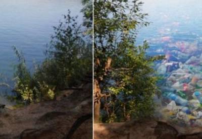 Экологическая катастрофа: как будут выглядеть озера и каньоны Украины, если количество мусора будет увеличиваться. ФОТО