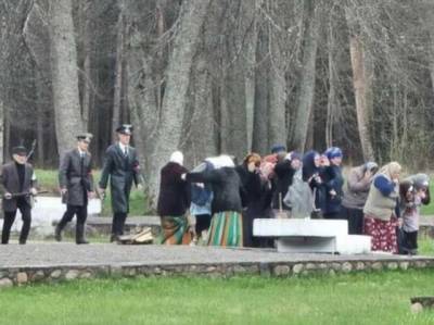Под Витебском организовали «театрализованную реконструкцию» сожжения жителей деревни