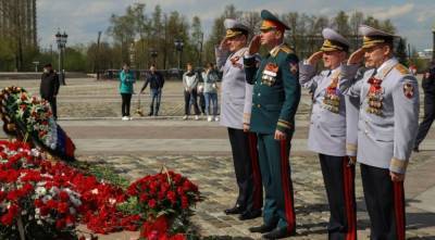 В Москве росгвардейцы приняли участие в торжественной акции в честь Дня Победы
