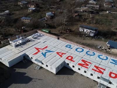 В Нагорном Карабахе завершено строительство 30 блочно-модульных городков для российских миротворцев