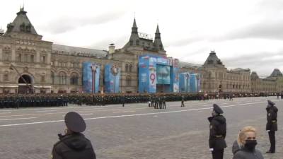 Красная площадь в преддверии парада Победы