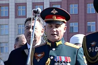 Заместитель командующего 29-й армией на параде 9 мая в Чите повторил речь 2019 года