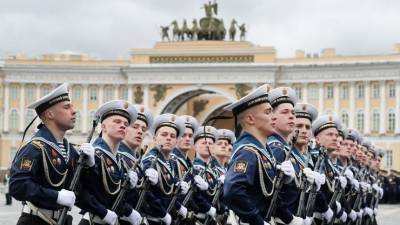Прямая трансляция Парада в Санкт-Петербурге в честь 76-летия Великой Победы