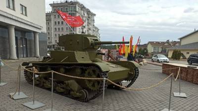 В Красноярске ко Дню Победы восстановили Т-26