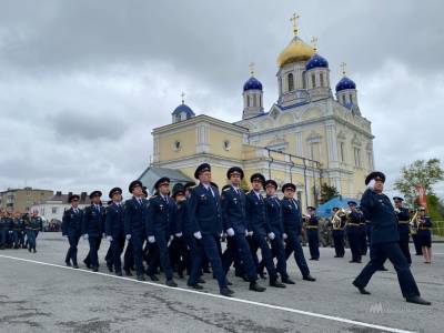 Парад Победы прошел на Красной площади Ельца