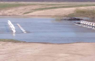 Два низководных моста затопило в Гагинском районе