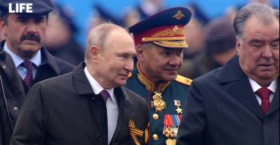 Путин на "отлично" оценил Парад на Красной площади в честь 76-й годовщины Победы
