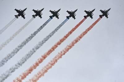 В Москве завершился Парад Победы пролетом авиации над Красной площадью
