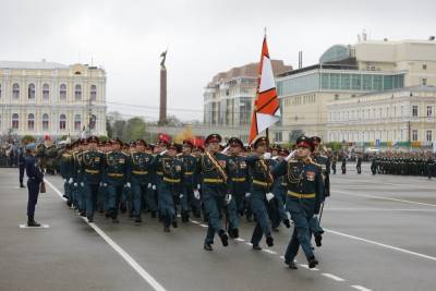 Военная техника прошла парадом по улицам Ставрополя