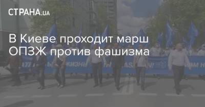 В Киеве проходит марш ОПЗЖ против фашизма - strana.ua - Киев