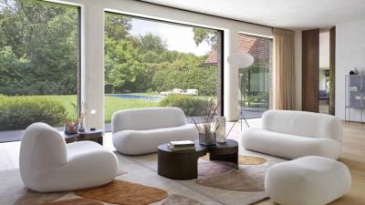 Бескаркасная мебель и объёмные пуфы — стильное и комфортное решение для современного интерьера