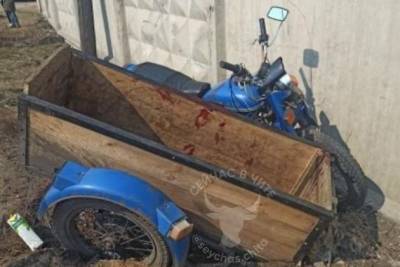 Мотоциклист врезался в бетонную стену в Петровск-Забайкальском и попал в больницу