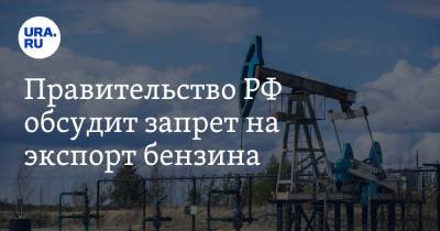 Правительство РФ обсудит запрет на экспорт бензина