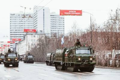 Военный парад в День Победы состоялся в Мурманске