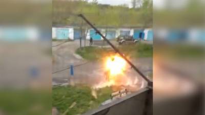 В Приморье мужчина взорвал гранату у себя в руке и попал на видео