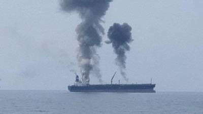 СМИ: врыв на танкере у берегов Сирии, обсуждается "израильский след"