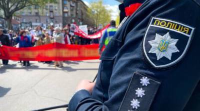 В Николаевской области произошла стычка с полицией из-за коммунистической символики