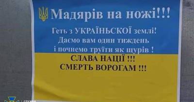 За антивенгерские листовки на Закарпатье Россия платила $500, — СБУ