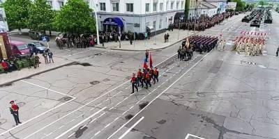 Боевики ЛНР провели парад на День Победы 9 мая в Луганске, фото - Новости Донбасса - ТЕЛЕГРАФ