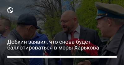 Добкин заявил, что снова будет баллотироваться в мэры Харькова