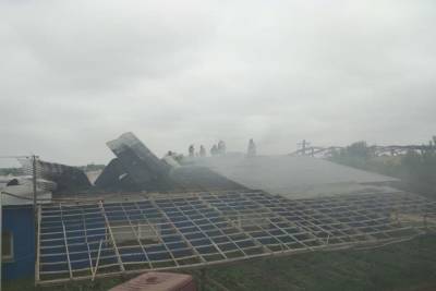 Склад с желатином сгорел в Саратовской области
