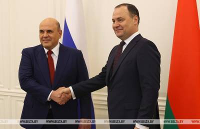 Мишустин и Головченко обсудили сотрудничество в энергетике и транспортной отрасли