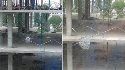 В Воронеже обстреляли окна многоэтажки возле скандальной стройки медцентра