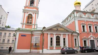 Храм Воскресения Словущего в Москве отреставрируют до конца 2022 года