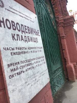 Новодевичье кладбище. Состояние и фото некоторых могил