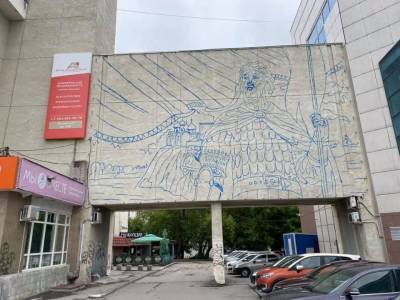 В Екатеринбурге на чужой площадке появится патриотический стрит-арт с Александром Невским