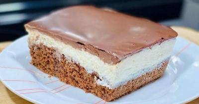 Простой рецепт шоколадного торта с кремом и пропиткой как «Киндер Делис»