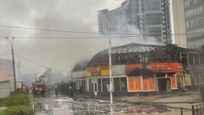 Пожар в магазине электроники чуть не нарушил расписание на автовокзале Воронежа