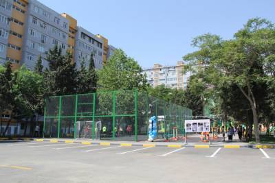 В Наримановском районе Баку в рамках проекта "Наш двор" благоустроен очередной двор (ФОТО)