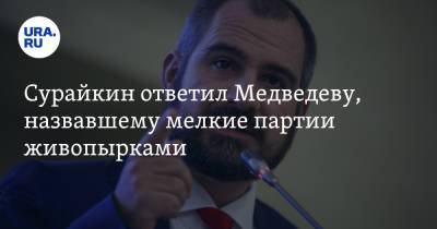 Сурайкин ответил Медведеву, назвавшему мелкие партии живопырками. «Скажу в стиле Путина»