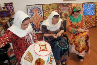 Кайтагский район посетила делегация работников культуры из Хасавюрта