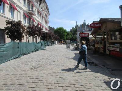 Одесский Красный переулок: старейшая брусчатка – новейшая плитка (фото)