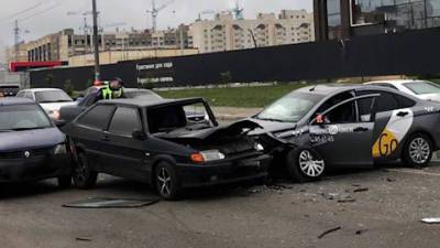 Вести. Lada Priora и Opel Vectra столкнулись в Тамбове